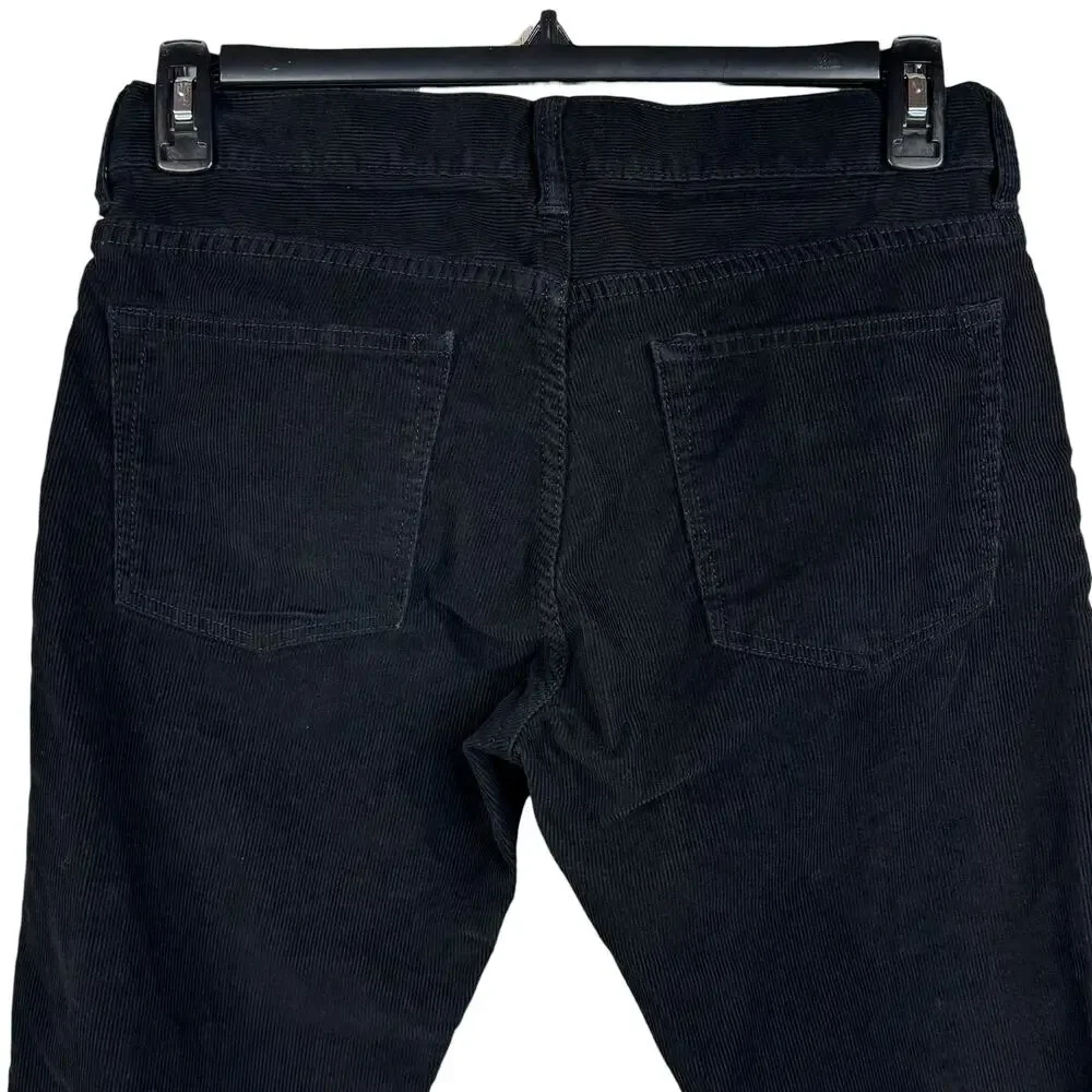 J. Crew Mens SZ W31xL32 Slim Corduroy Pants Style 484 Narrow Leg Pockets Stretch